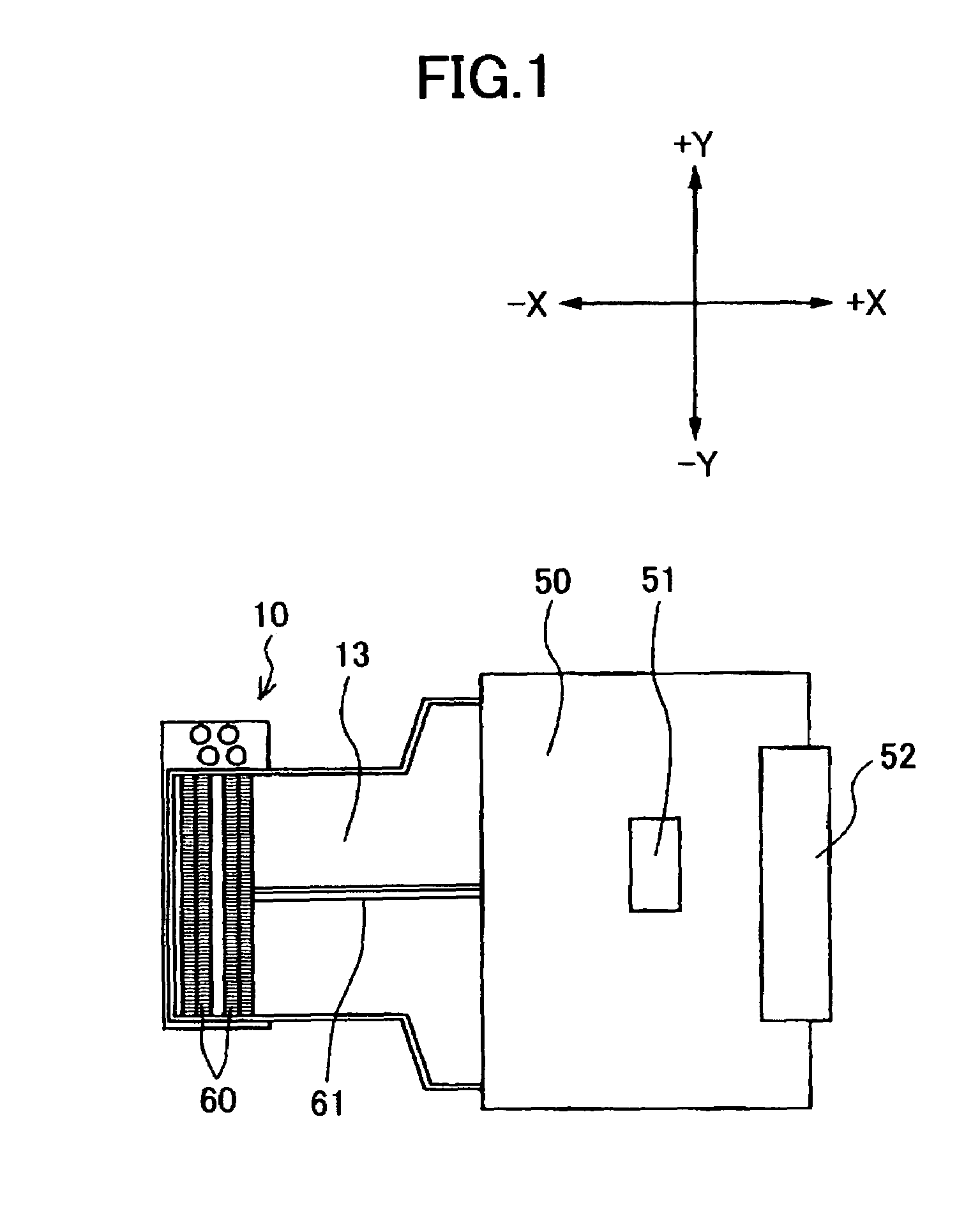 Structure and method for connecting flexible printed circuit board to inkjet print head