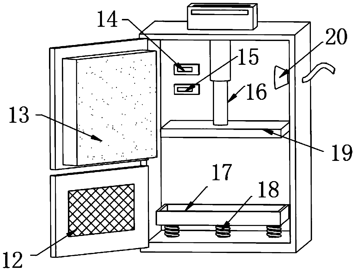 Constant-temperature storage method for logistics transportation