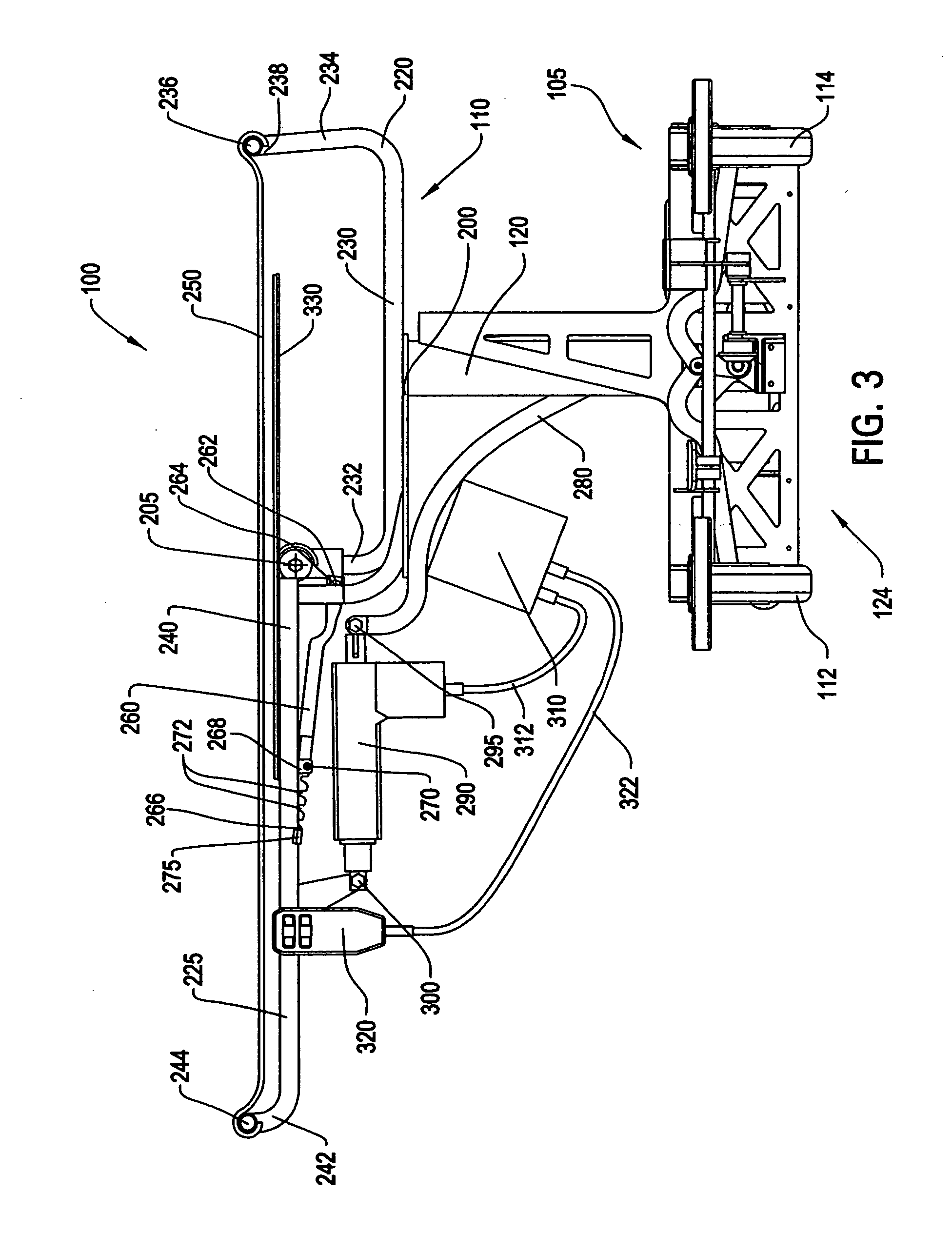 Single step wheelchair transfer device