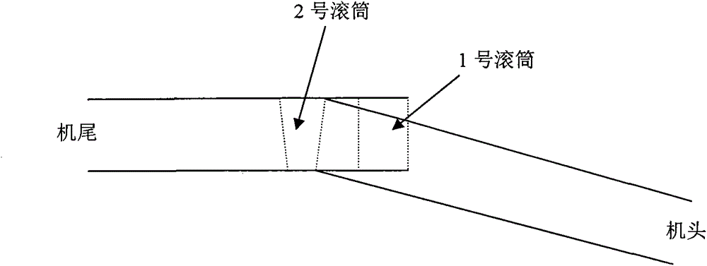 Turnable belt conveyer