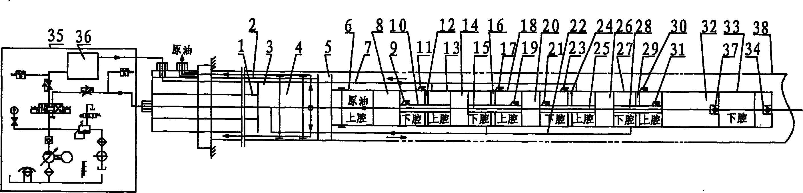 Multifunctional double-acting hydraulic oil producing device