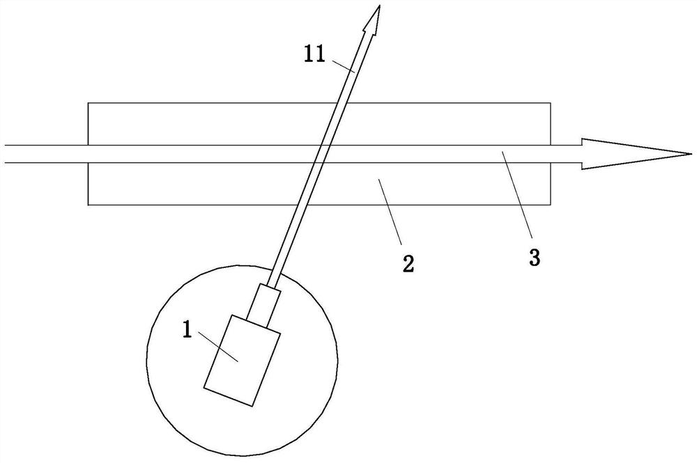 A non-linear optical effect demonstration device