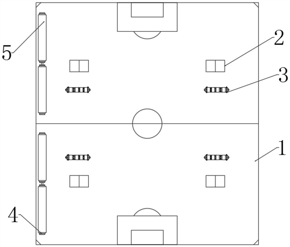 A kind of multi-functional protective device for natural lawn of football field