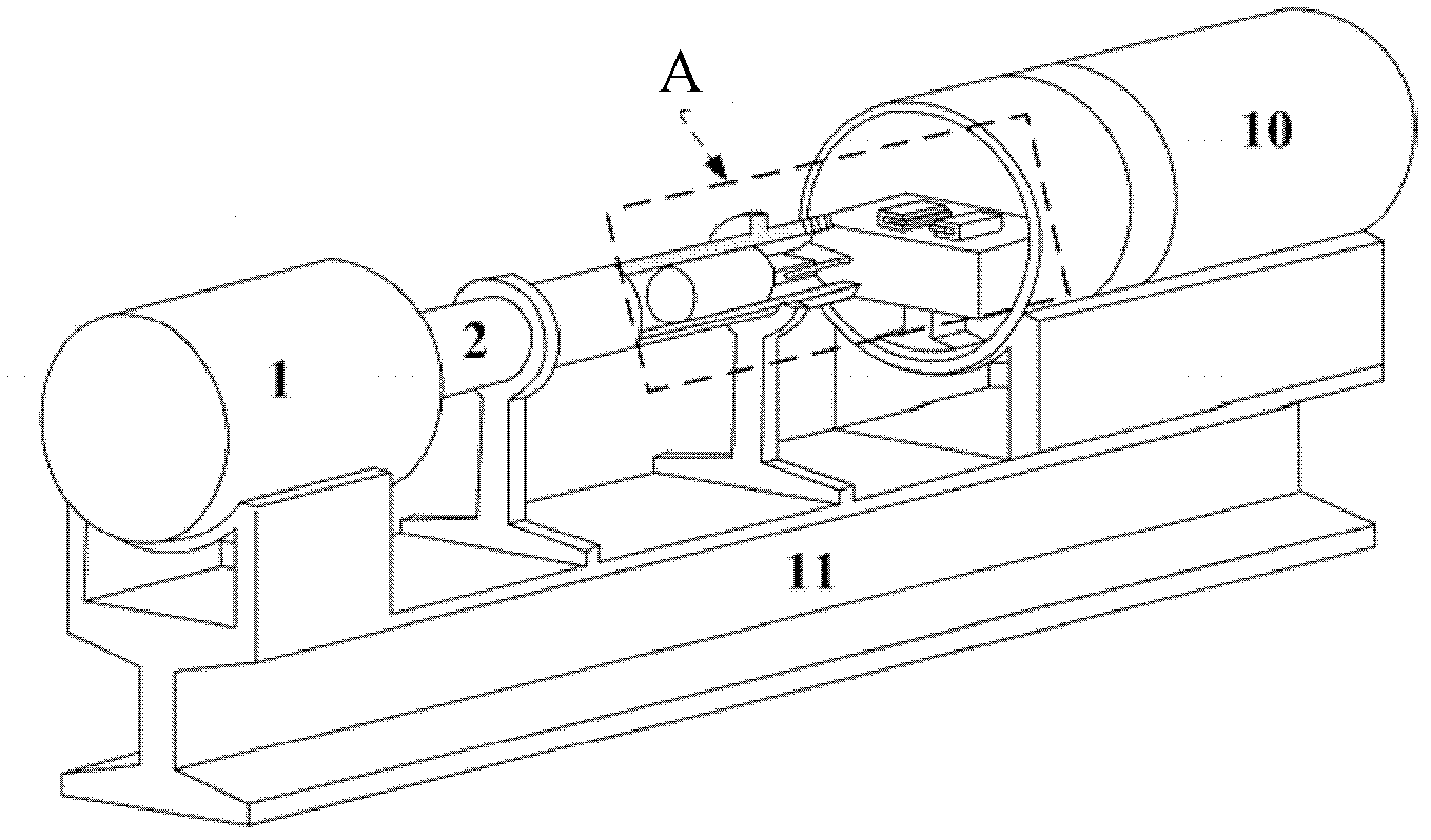 High-speed cutting experiment device based on light-gas gun loading technique