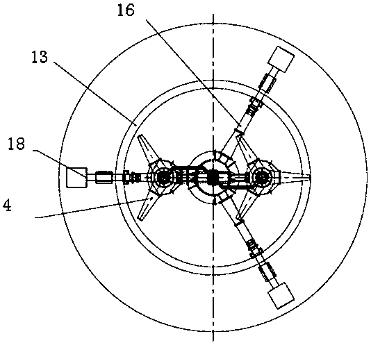 Deslagging method in vertical shaft excavation process