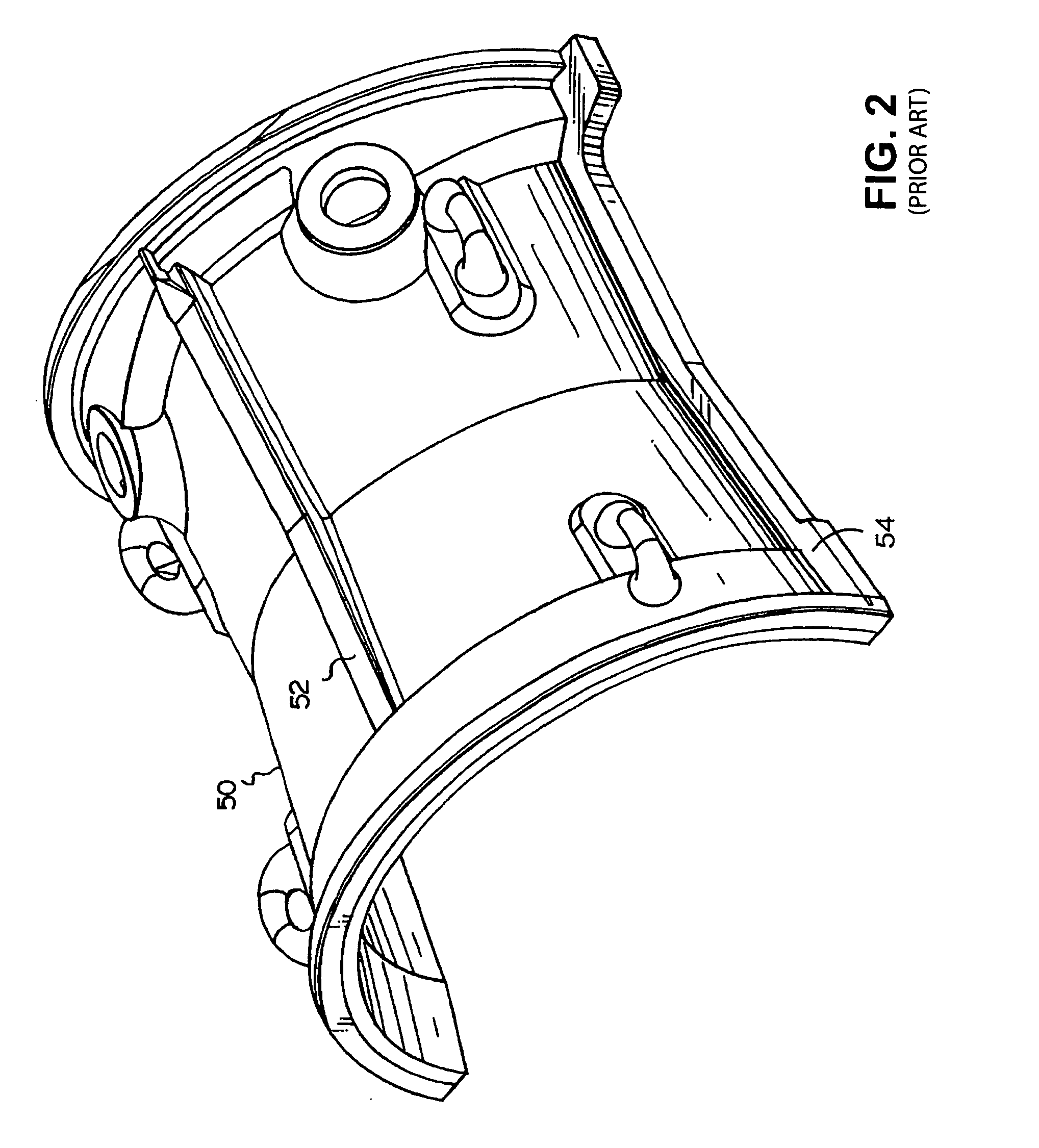 Method and apparatus for matching the thermal mass and stiffness of bolted split rings