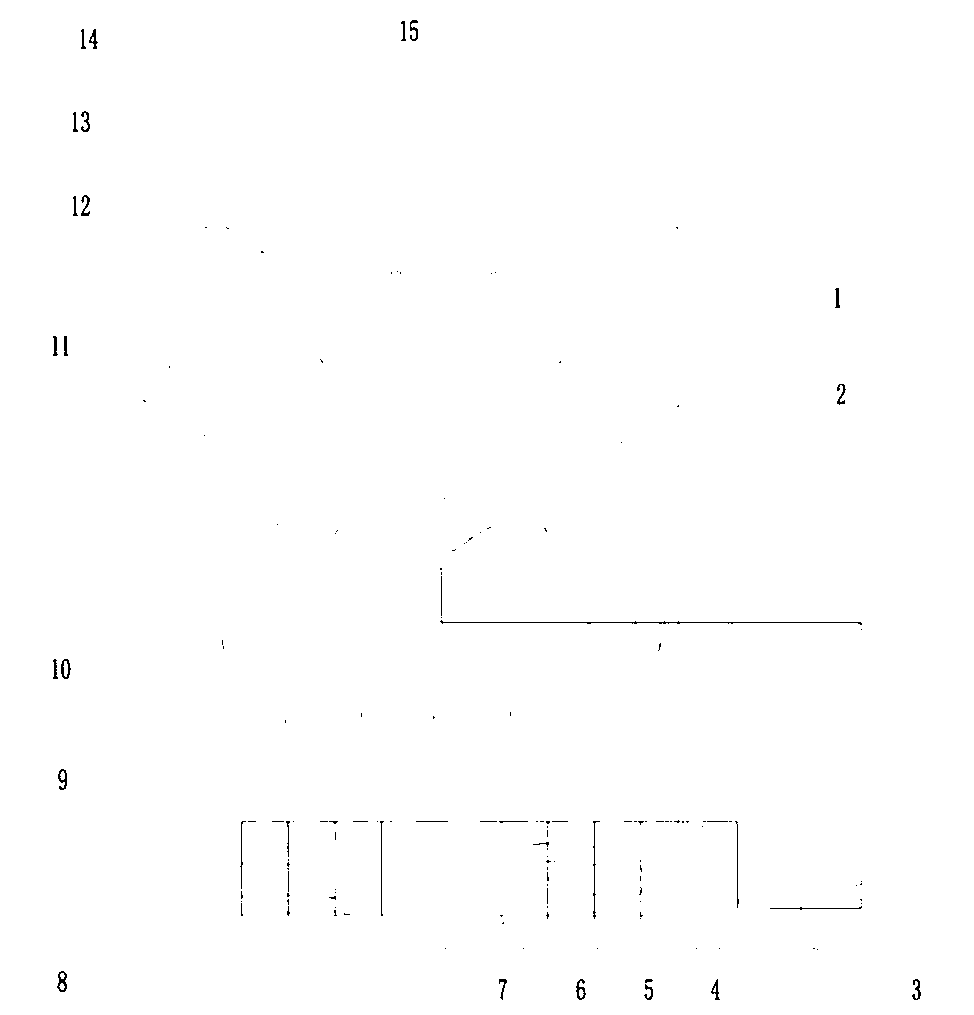 Gradient cycle stirring method in biogas reactor and anaerobic reactor thereof