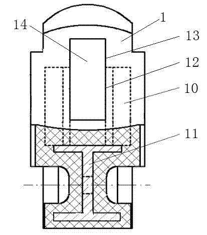 Insert reinforced nylon pipe pliers and manufacturing method