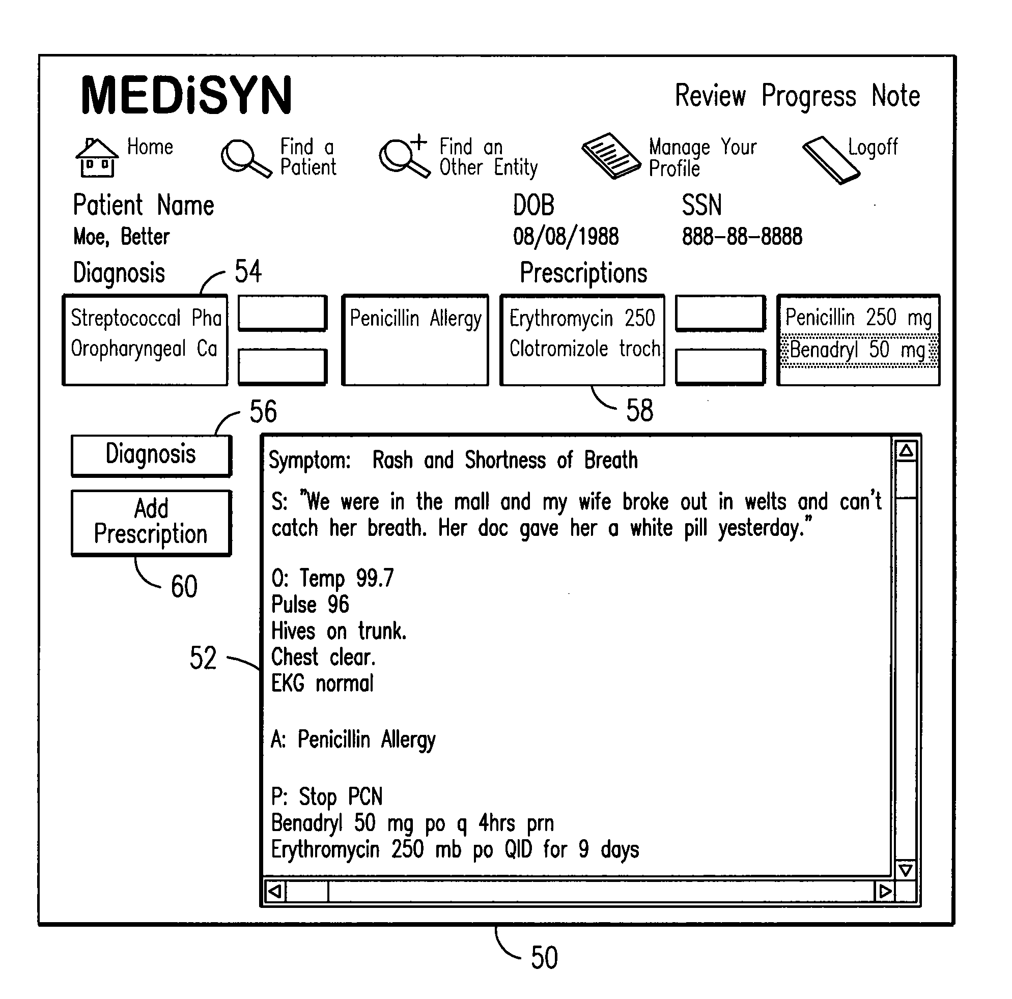 Computerized method and system for obtaining, storing and accessing medical records