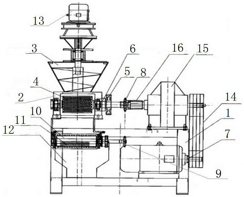 Organic fertilizer granulating device