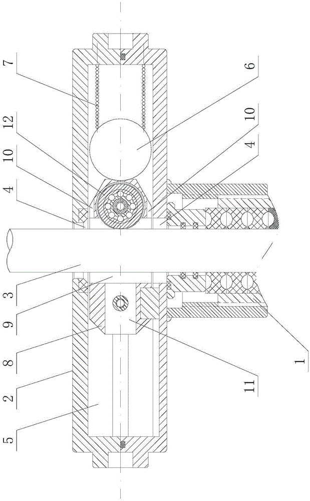 Oil well broken rod blowout preventer