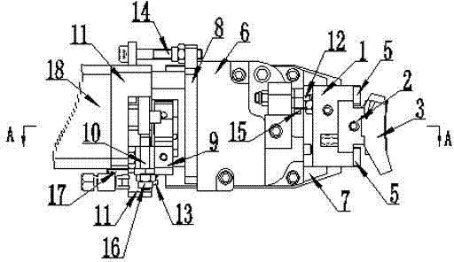 Circular knitting machine density regulating device with inductive alarm mechanism