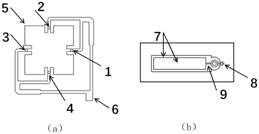 Non-reciprocal phased-array antenna unit, antenna and control method