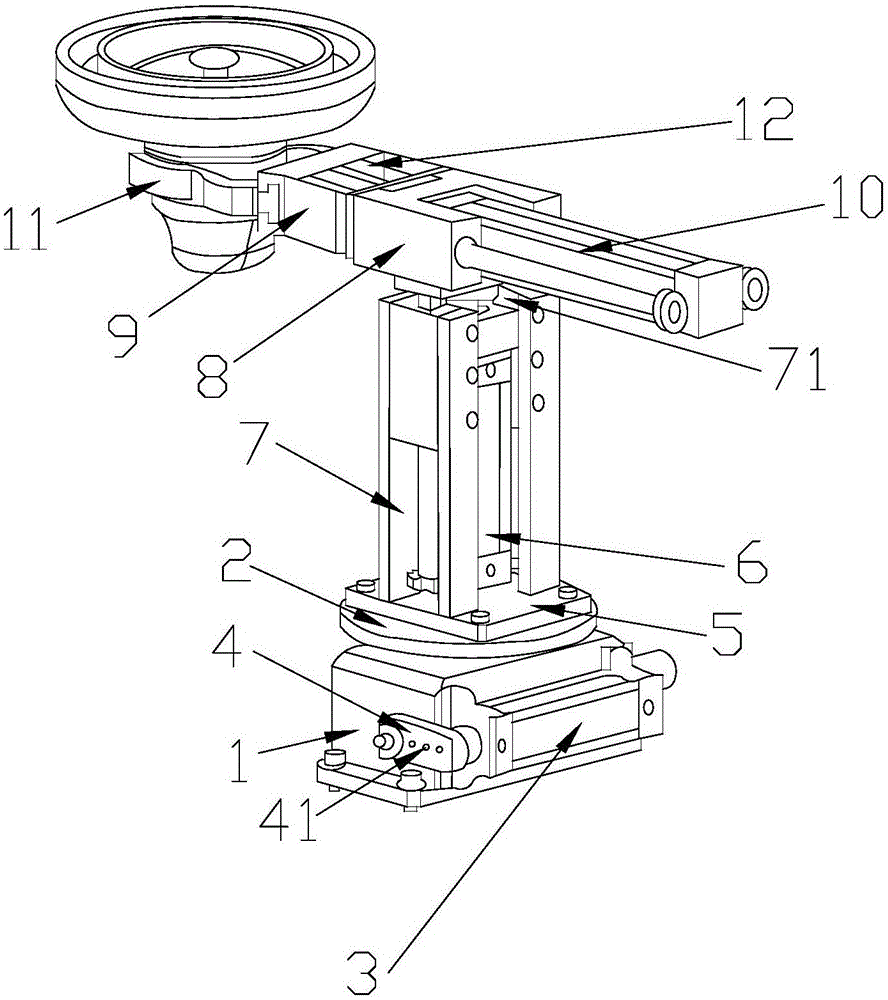 Automatic grasping device for porcelain insulator