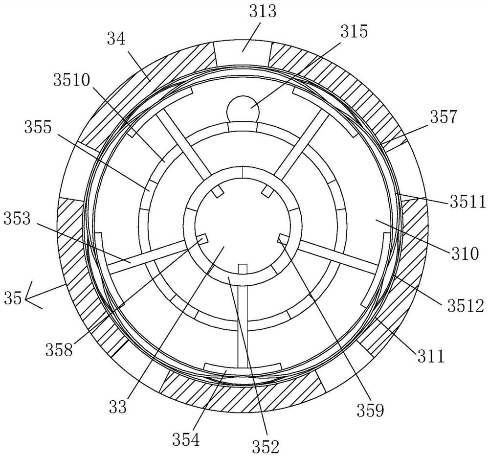 An inflatable cleaning device for long fur processing