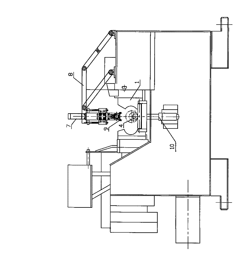 Automatic positioning method for drill rod end straightening