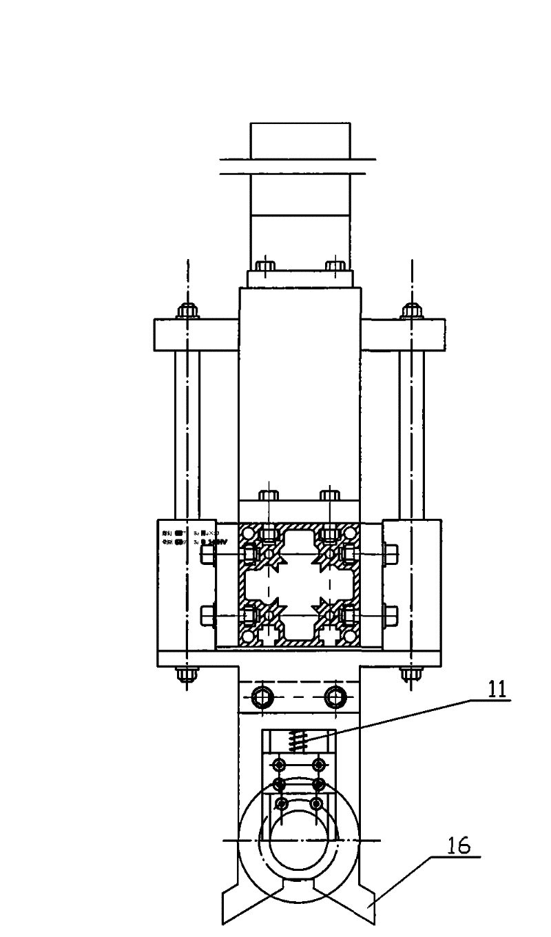 Automatic positioning method for drill rod end straightening