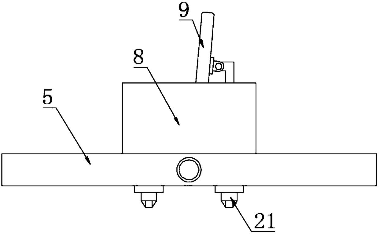 Metal non-destructive flaw detection device with electronic display function