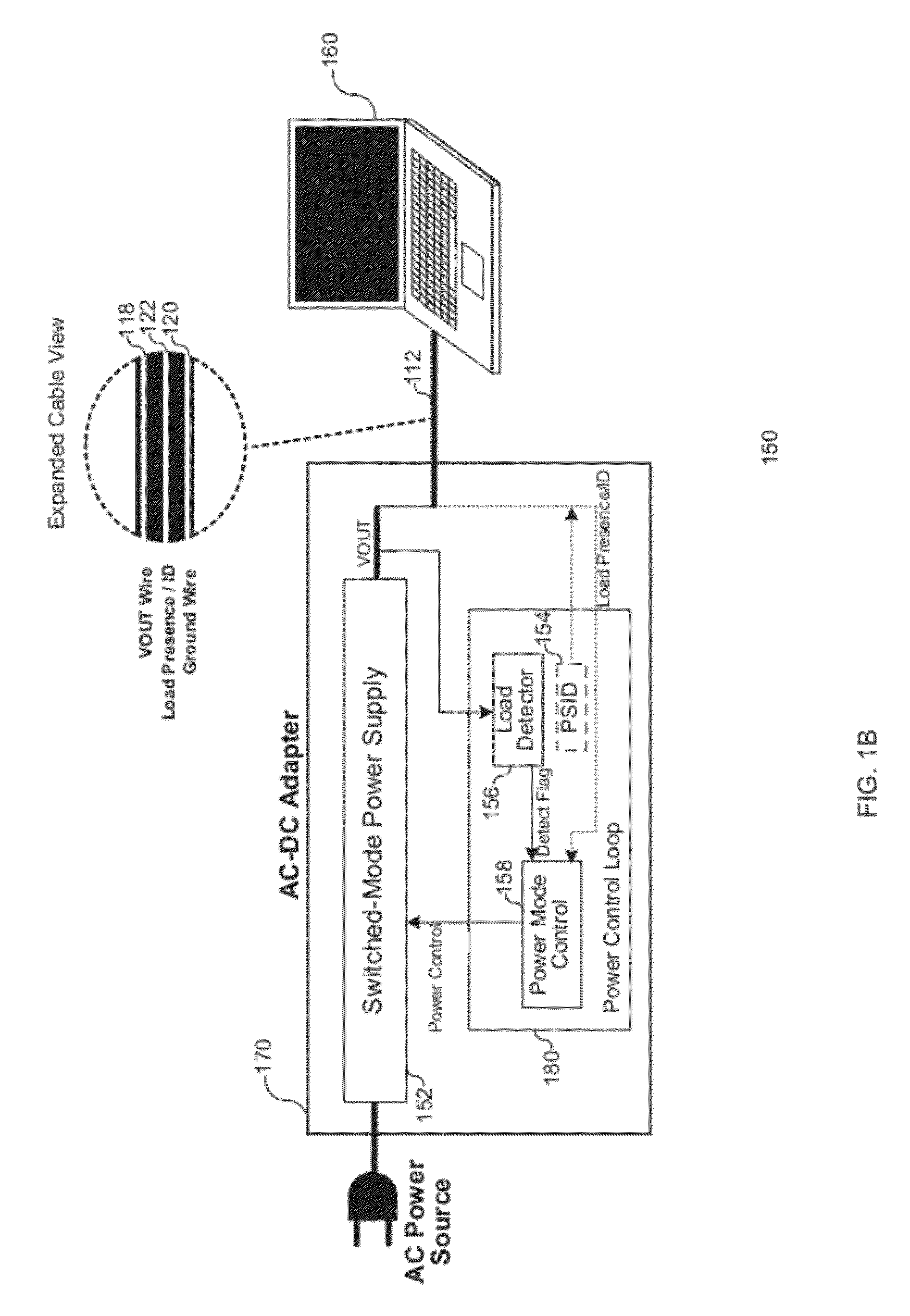 Load Detection for a Low Power Mode in an AC-DC Adapter