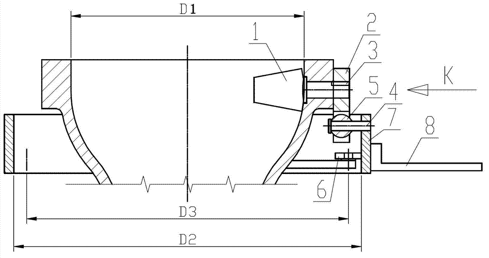 Synchronous regulating device with inlet guide blades for high-speed centrifugal fan
