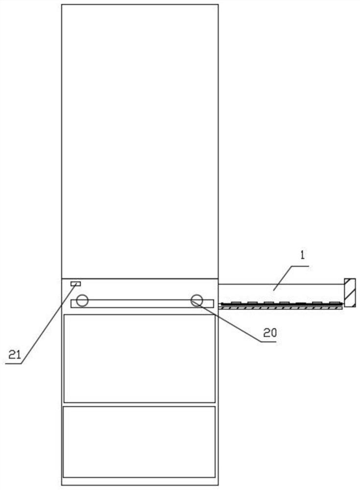 A kind of refrigerator with fruit smoothie area and control method thereof