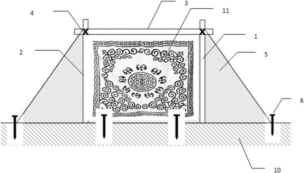 Tibetan yurt with solar power generation function