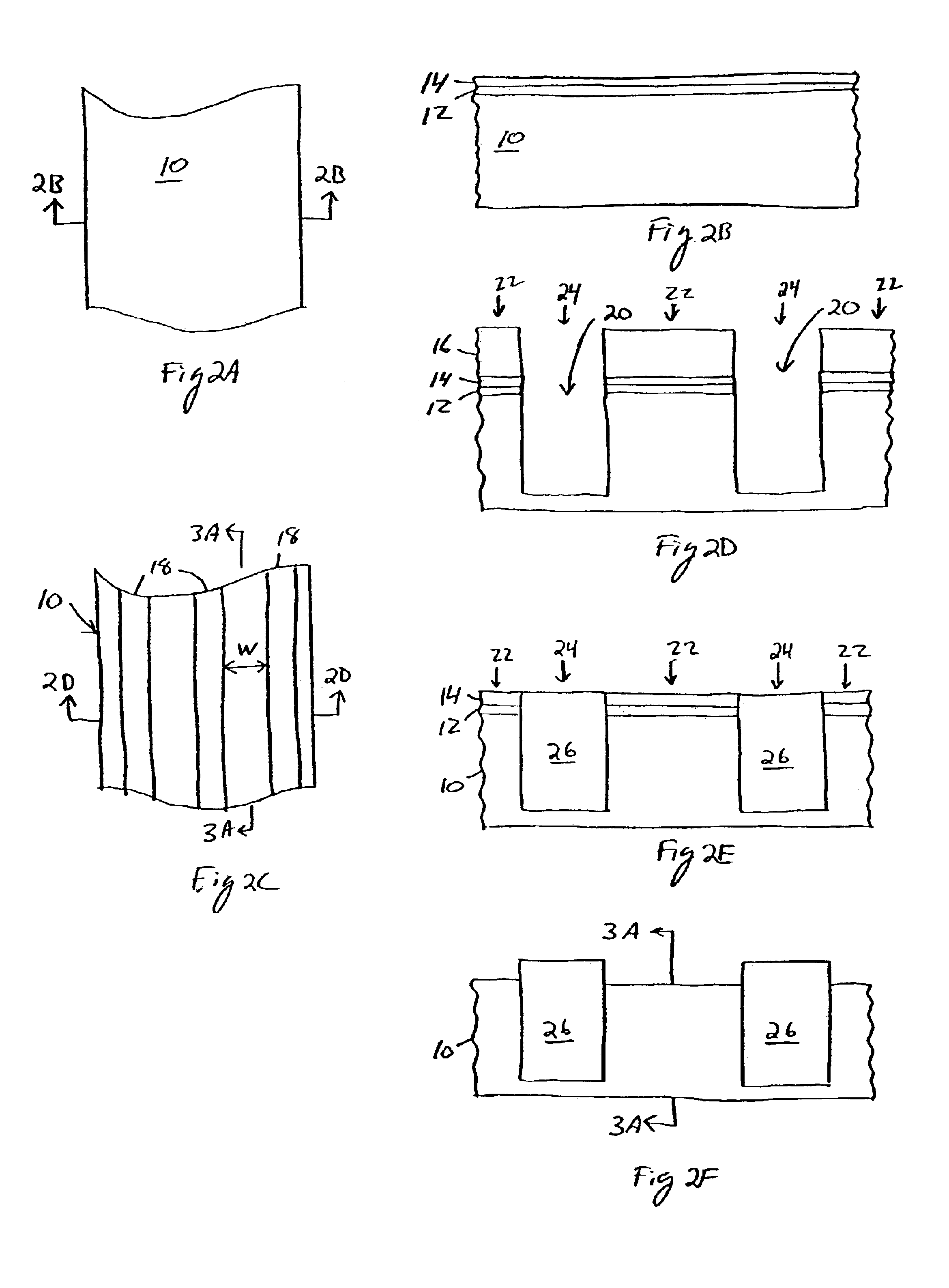 Self-aligned method of forming a semiconductor memory array of floating gate memory cells with buried floating gate, pointed floating gate and pointed channel region, and a memory array made thereby