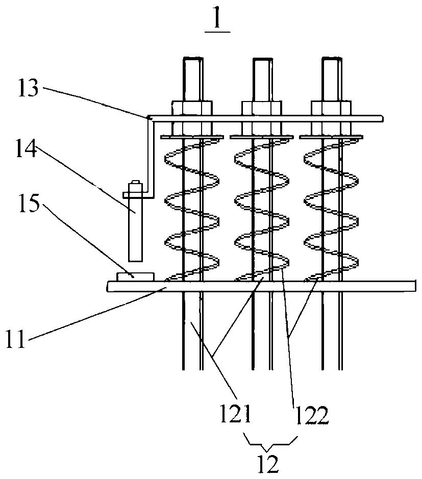 A detection instrument and detection method for an elevator overload protection device