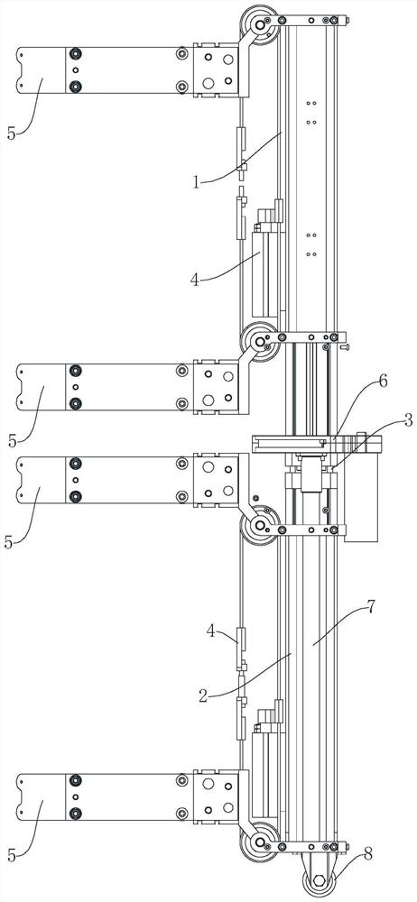 Synchronous belt wheel driving mechanism and electric pole climbing device