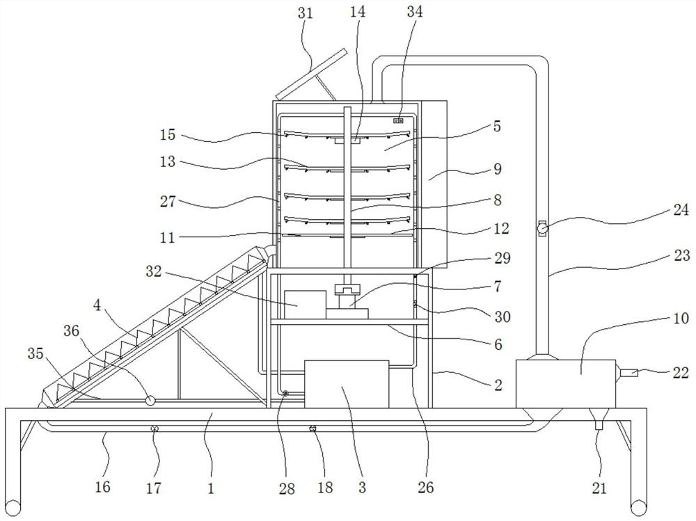 Efficient multifunctional agricultural product solar drying device