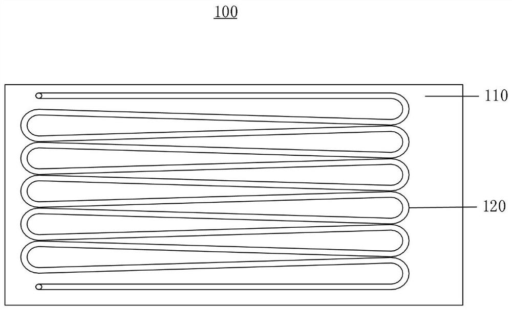 Novel refrigeration plate evaporator and manufacturing method thereof