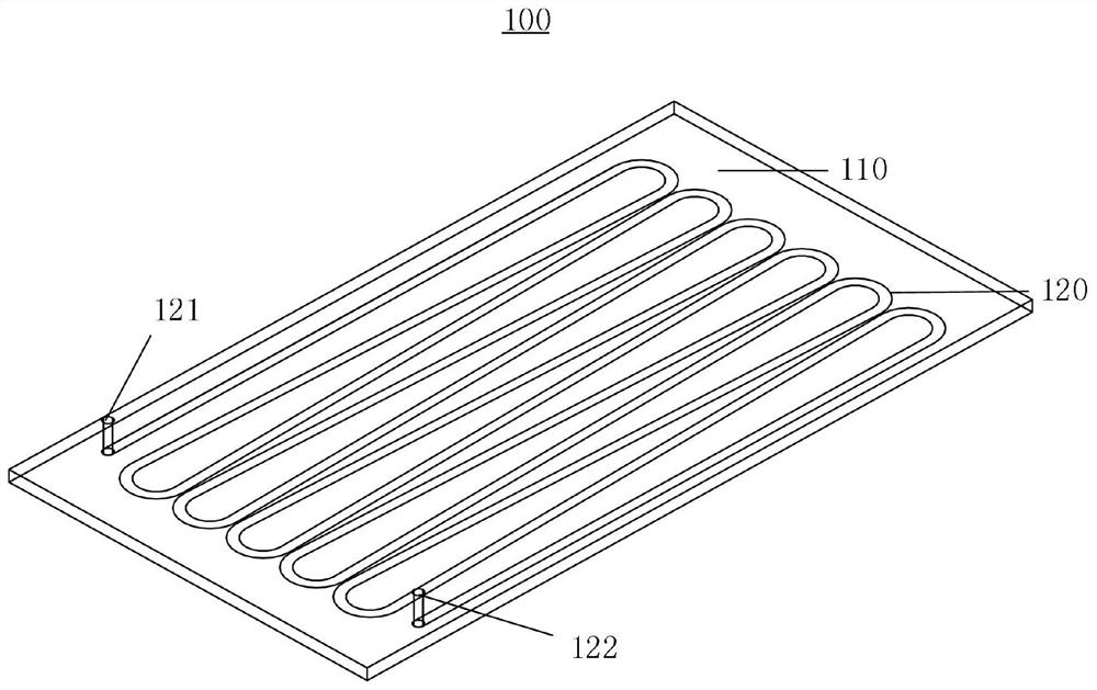 Novel refrigeration plate evaporator and manufacturing method thereof