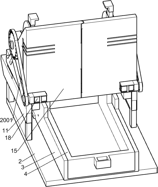 Adjustable trolley for intelligent manufacturing and production