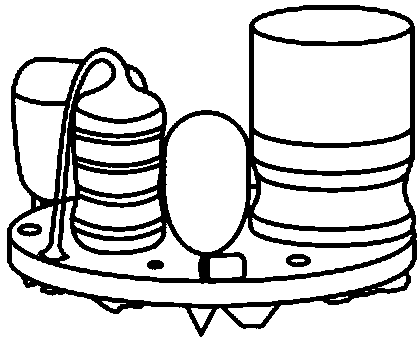 LED filament lamp capable of achieving automatic assembly and assembling method thereof