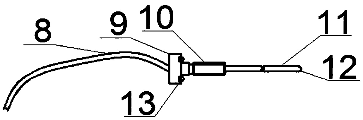 A vacuum temperature field measuring device and measuring method