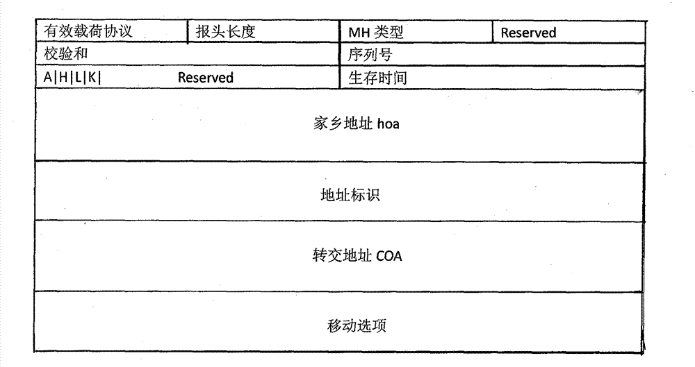 Method of multipath TCP having mobility and combined with mobile IP (internet protocol)