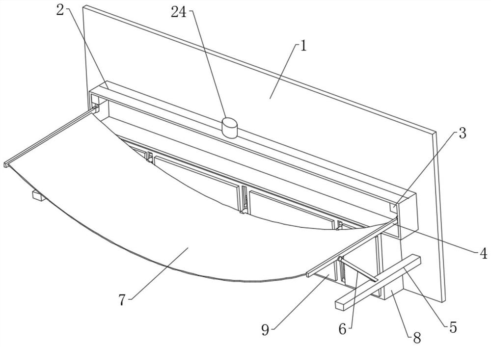 High-altitude anti-falling system with buffering function