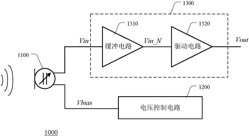 Microphone system and amplifying circuit