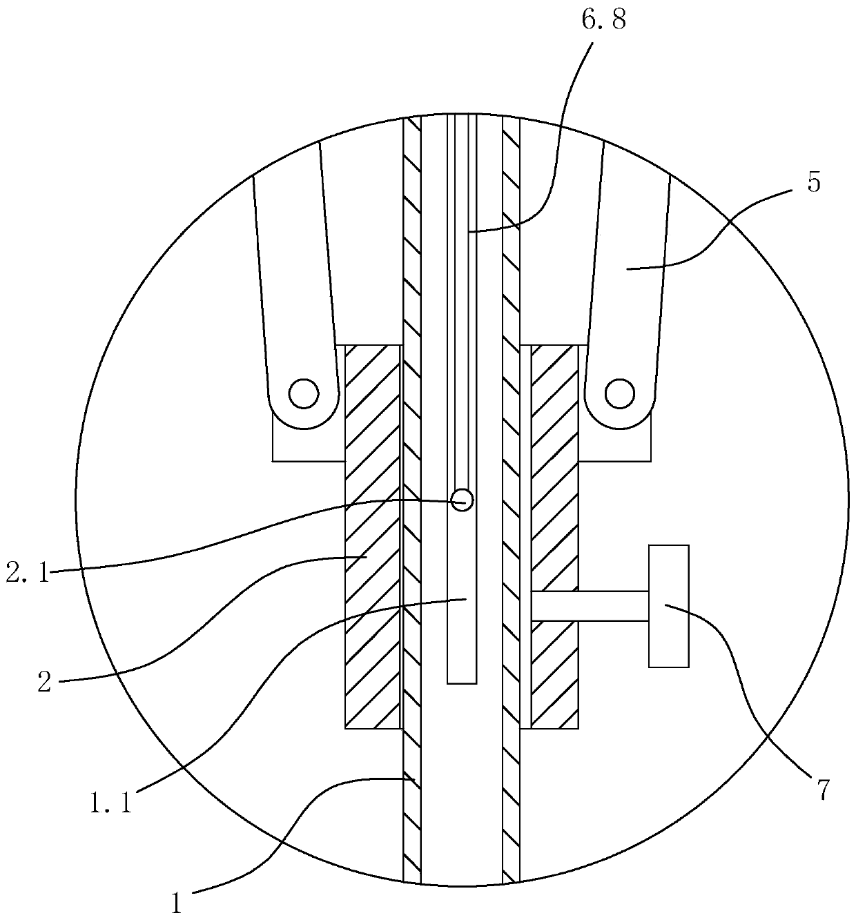 Rotary overhead wire spreader