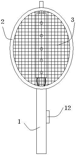 Novel electric mosquito swatter