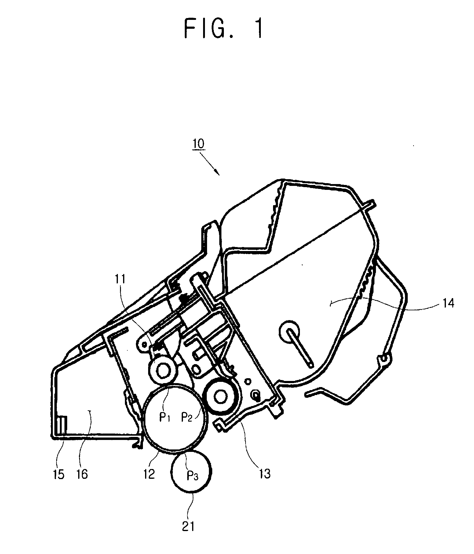 Cartridge for use in an image forming apparatus having an electronic element