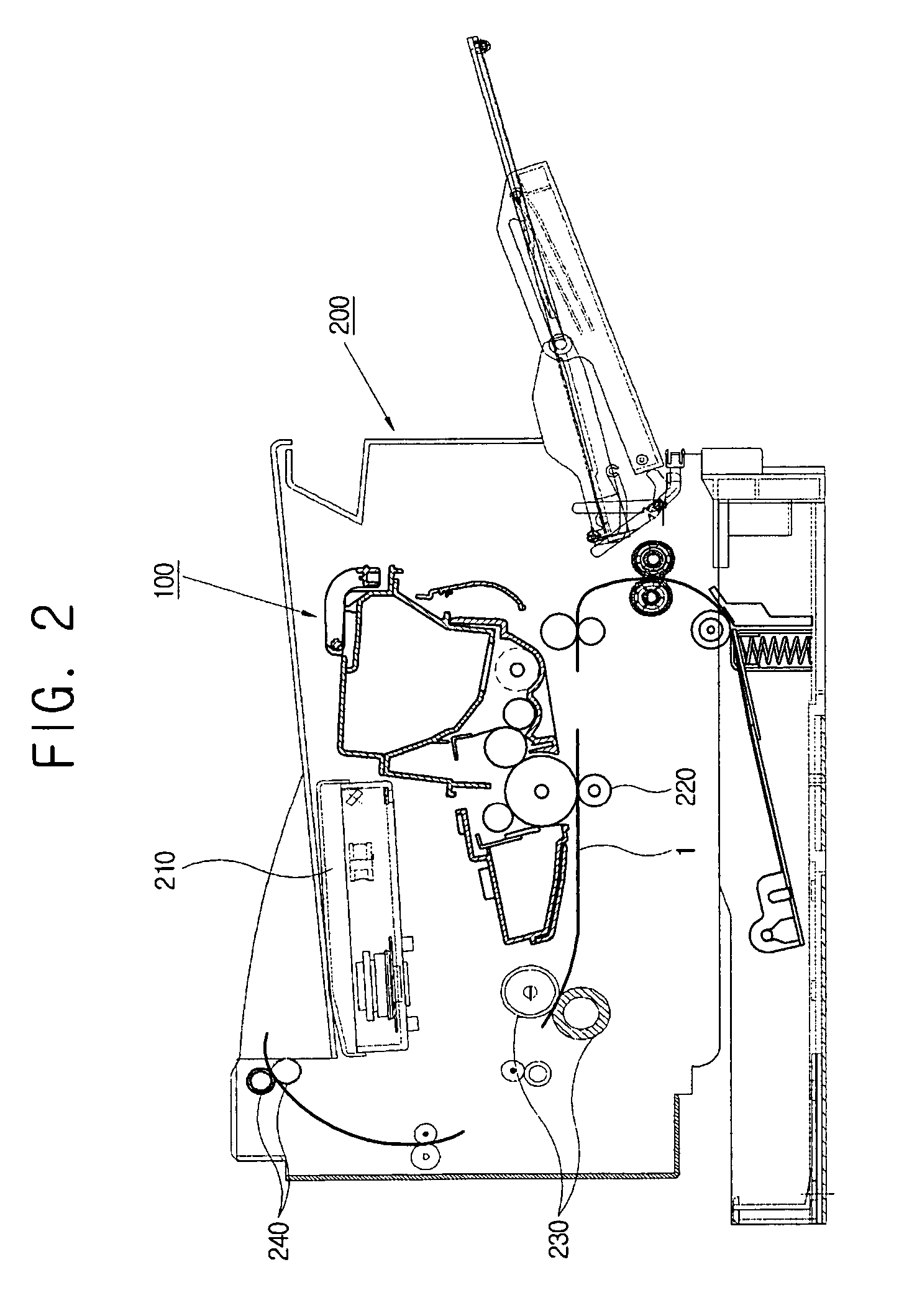 Cartridge for use in an image forming apparatus having an electronic element