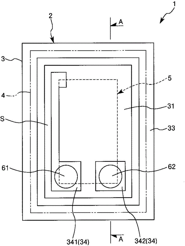 Substrate for electronic device package, electronic device package, electronic device, and method of manufacturing electronic device