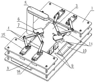 Integrated two-finger manipulator device for mobile phone testing