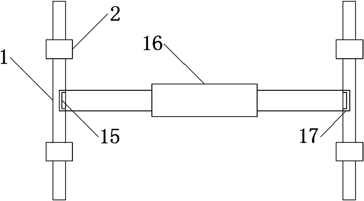 Helicopter landing field stabilizing device