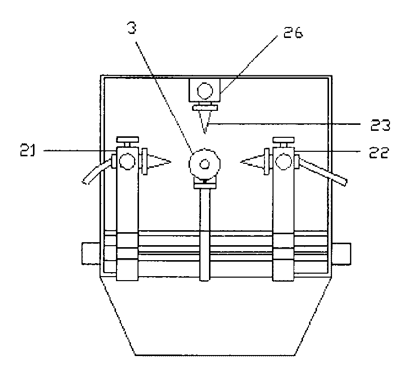 Electrostatic spinning method for preparing interlayer nano-fabric and device thereof