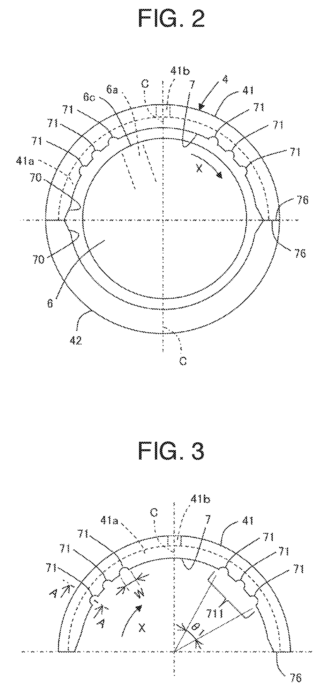 Main bearing for crankshaft of internal combustion engine