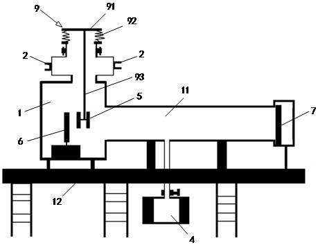 Device and method for calibrating wavelength of X-ray spherical curved crystal spectrometer