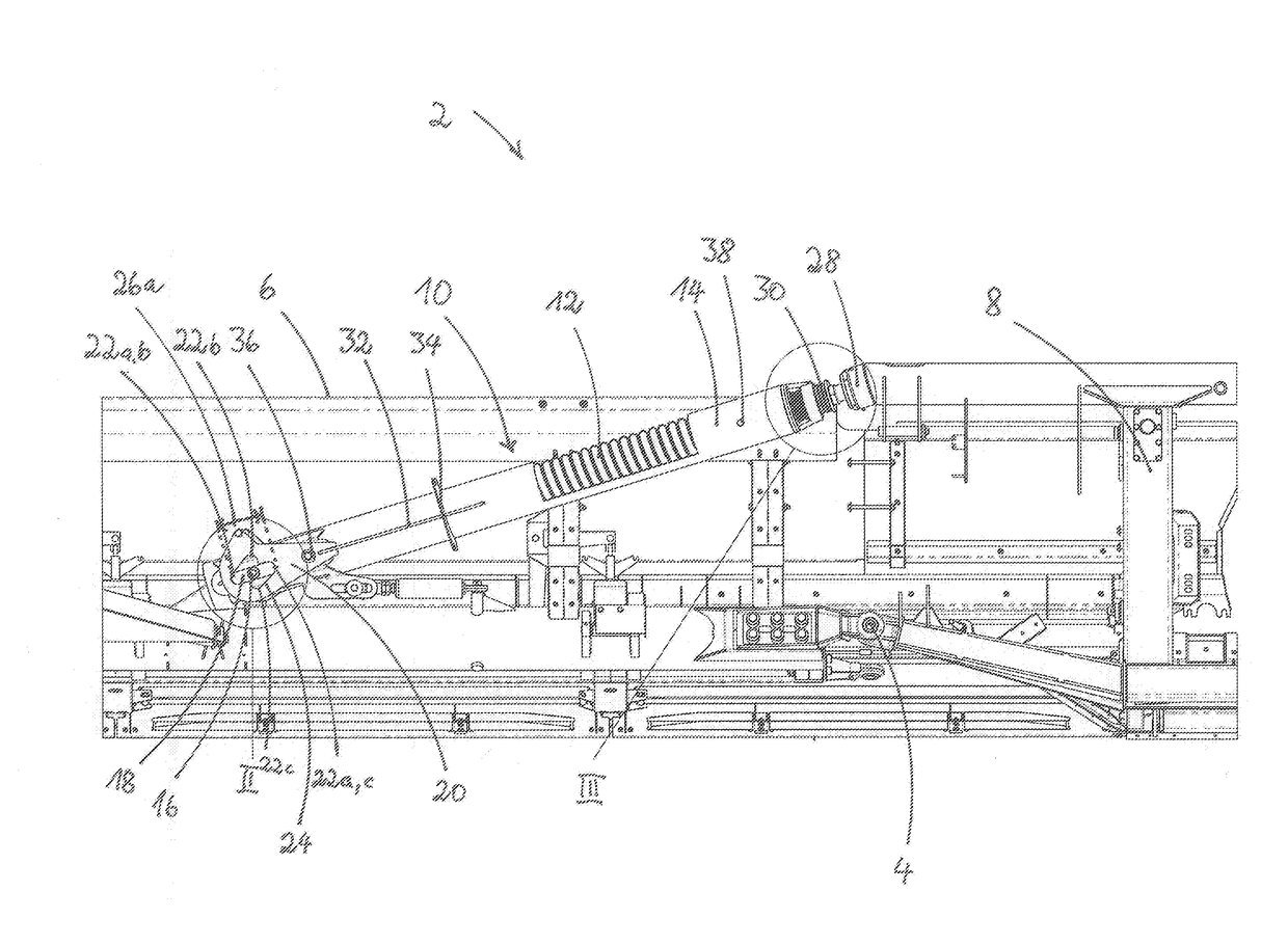 Multi-Section Header with Adjustable Lateral Frame Relief