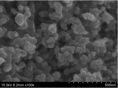 Method for preparing yttrium-doped nano aluminum nitride powder